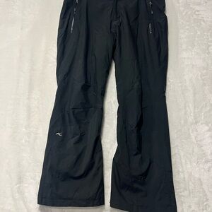 KJUS FORMULA Black Insulated Snowboarding Ski Pants Trousers Size 54 / XL